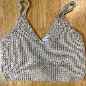 bp Beige Ribbed V-Neck Knit Camisole